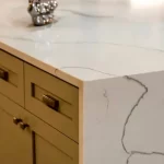 A mitered edge profile